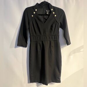 Elegant WHITE HOUSE | BLACK MARKET Black Dress